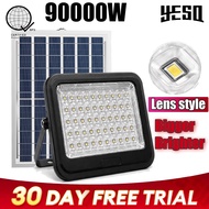 Lampu Solar Light 90000W LED Outdoor Tricolor Lighting Solar Spotlight Intelligent Light Waterproof 