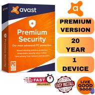 AVAST Premium Security (20 YEAR) 2025 Antivirus