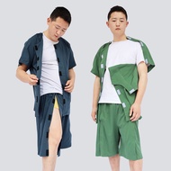 Fracture Rehabilitation Nursing Gown Convenient Postoperative Infusion PICC Check Dressing Change Ho
