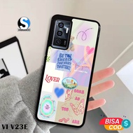 Case vivo v23e V20se V20 V9 Latest Fashion Case Aesthetic Pastel Image Casing hp Case Hardcase Premi