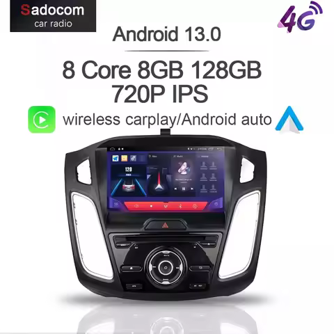 720P 9" PX6 TDA7851 Android 13.0 8 Core 4GB RAM Car DVD Player GPS map RDS autoradio 4G car radio 5.