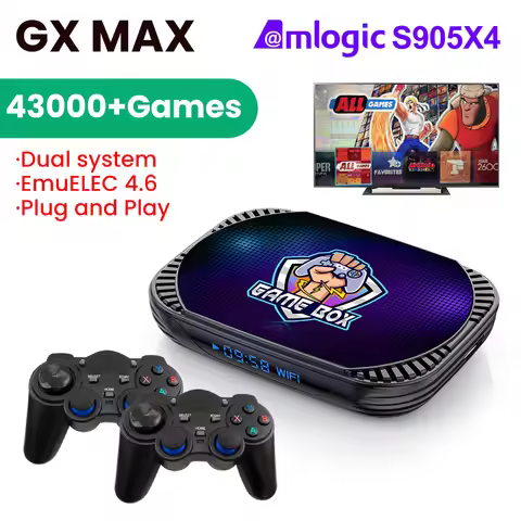 VONTAR GX MAX Retro Video Game Console For PSP/PS1/N64/Sega Saturn/DC EmuELEC4.6 & Android11 S905X4 