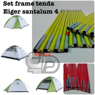 TENDA 1 set of long tent frames. Set of 4p santalum tent frames, tent frames, tent frames