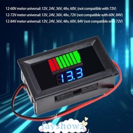 FAYSHOWS Lithium Battery Capacity Meter High Precision LED Voltmeter Tester 12V 24V 36V 48V 60V 72V