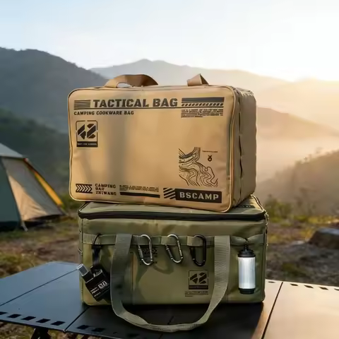 Outdoor Tactical Cooler Box 30 or 42L Insulated Waterproof Camping Storage Bag Foldable Organizer Fo