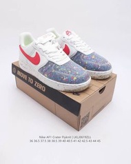 Nike Air Force 1 Crater Flyknit Low  Men's and women's sneakers. EU Size：36 36.5 37.5 38 38.5 39 40 40.5 41 42 42.5 43 44 45