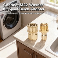 Connect Spout Quick Washer Kit M22 Adapter High
