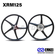 Enkei Mags 5 Spokes 522 Mags for Wave110 XRM110 XRM125 1.4x1.4x17 (pair)