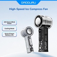 GADGURU X05 100 Level Refrigeration Cooling Handheld Fan X05 Portable Mini Fan Rechargeable With Icy