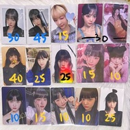 LE SSEARAFIM LESSERAFIM 小卡 特典 Sakura Chaewon Yunjin Kazuha Eunchae