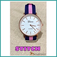 ↔ ♗ ✿ Wrist watch Geneva Fabric Nylon strap