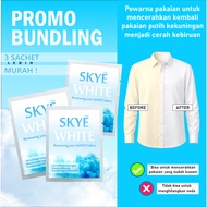 BUNDLING PACKAGE - SKYE DYE WHITE - Whitening/ WHITE DYE for Clothes - Liquid Powder/ - Clothes and 