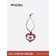 Fion/Fianni Disney Mickey Collaboration Pendant Cute Leather Braided Rope Bag Charm Bag Accessory