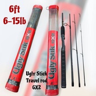 UGLY STIK GX2 TRAVEL FISHING ROD SPINNING
