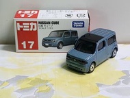 【米舖TOY】 9成新 TAKARA TOMY TOMICA #17 Nissan Cube Z12 日產 藍色 車仔