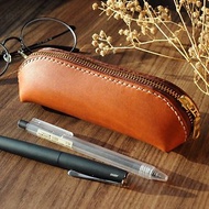 體驗 鉛筆盒 | 手工皮件 | 客製作禮物 | 植鞣革-立體船型拉鍊筆袋