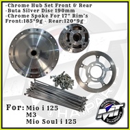 ☃ ❊ ⭐ Hub , Disc , and Rios Set for Mio i 125 - M3 - Mio Soul i 125 17" Rim's