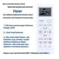 Haier inverter air conditioner Replacement Remote Control H06