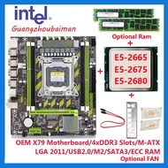 Game set / Bundled OEM X79 Motherboard M.2(NVME) + INTEL LGA 2011 Xeon E5 2675 E5-2680 CPU + 4X8G DD