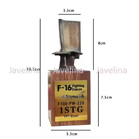 F16 fighter jet engine first stage turbine blade nickel based single crystal ornament collection ret