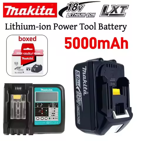 Makita 5Ah original Battery compatible Makita 18V power tools DDF487 DGA404 DTW700 DTD173 DHP487 Lit