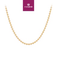 HABIB BEADS PLANET | Oro Italia 916 Yellow and White Gold Necklace GC30771223(300YW)-BI
