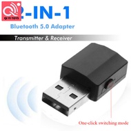 Bluetooth 5.0 Adapter Audio Receiver 2 in 1 USB Transmitter Digital Devices