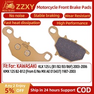 1 Pair Motorcycle Front Brake Pad For KAWASAKI KLX 125 L (B1/B2/B3/B6F) 2003-2006 KMX 125 B2-B12 198