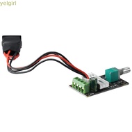 YELGIMY Motor Speed Regulator, DC 6V 12V 24V 28V PWM Speed, Adjustable 3A 80W Controller PWM