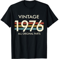 Men's cotton T-shirt Vintage 1976 All Parts Was Born In 1976 T-Shirt