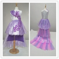 Day Eco-friendly Costume Children's Fashion Show Costume Handmade Material Fashion Show diy Parent-C