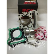SCK RACING Y15 BLOCK KIT (BODY+6MM)66MM PISTON RIK RING