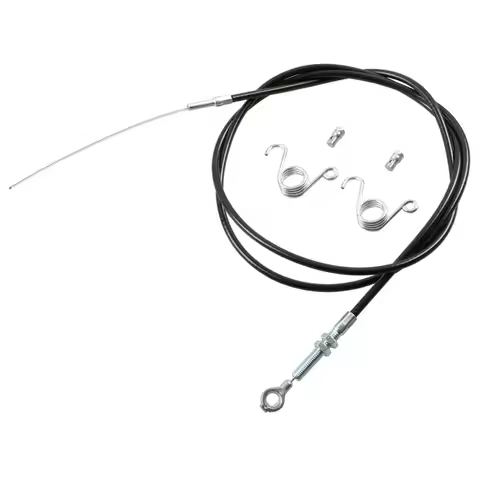 Brake Throttle Pedals 71" Cable with Return Springs Kit For 196cc 6.5hp Road Rocket Azusa Fun Kart R