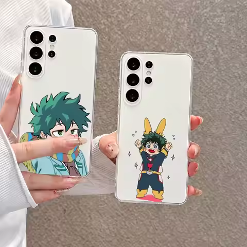 Case Izuku Midoriya My Hero Academia Phone Case For Samsung S25,S24,S21,S22,S23,S30,Ultra,S20,Plus,F