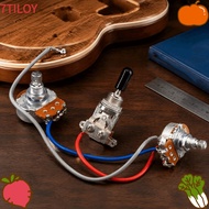 7TILOYSHOP Prewired Switch Kit, Metal & Electron Silver+Black Hat Wiring Harness Set, Premium 3-Way 