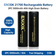 Enook 3.7V Rechargeable Battery 21700 5000mAh 40A