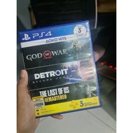 BD PS4 God Of War & Detroit Become Human Cassette
