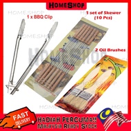 HomeShop BBQ Accessories BBQ Stuff- BBQ Clip BBQ Brush BBQ Stick Skewer Barbeque Stuff