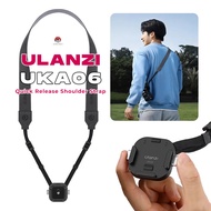 Ulanzi UKA06 Shoulder Strap Quick Release Kit สายคล้องกล้องท่องเที่ยว มาพร้อมทั้งเพลทฐานกล้อง และสาย