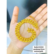 24K gold plated xuping gold chain bracelet Women's/men's jewelry
