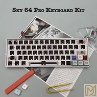 Sky 64 Pro Keyboard Kit 60% Barebone RGB 3 Modes GH60 PCB Bluetooth Wireless Mechanical Keyboard RGB Hotswap