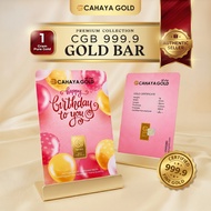 CAHAYA GOLD 999.9 Gold Bar 1G Birthday
