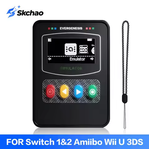 Rechargeable Smart Button Simulator for Amiibo NFC Emulator Universal Writer For Switch2/Switch WiiU