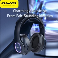 Awei A100BL  Wireless Headset Bluetooth Headset Gaming Headphones with Microphone Colorful Breathing