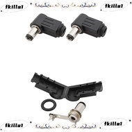 FKILA 90 Degree Welding Connector, Welding Wire Type Socket DC Power Male Plug, DC Power Male Plug J