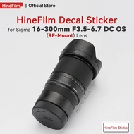 Hinefilm Skin for Sigma 16300 RF Mount Lens Skin for Sigma 16-300mm F3.5-6.7 DC OS Lens Sticker 16-3