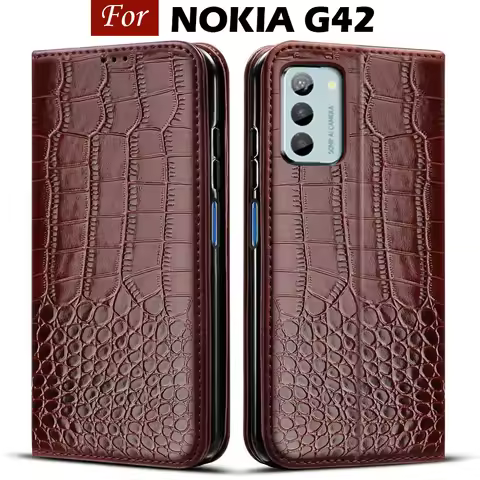 For NOKIA G42 Case Flip Leather Wallet Book Stand Card Holder Shockproof Case For NOKIA G42 5G Phone