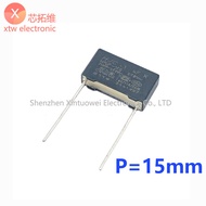 10Pcs/lot Safety Capacitor MKP X2 310V104K Metal Film Capacitors 0.1UF 100NF P=15mm