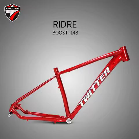 Twitter Rider Mountain Bicycle Frame Aluminum Alloy Thru Axle Boost 12x148mm Internal Routing Disc B