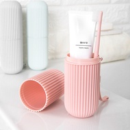 Plastic Toothbrush Case Portable Toothbrush Cup Toothbrush Mouthwash Cup Set Tooth Cylinder Large To